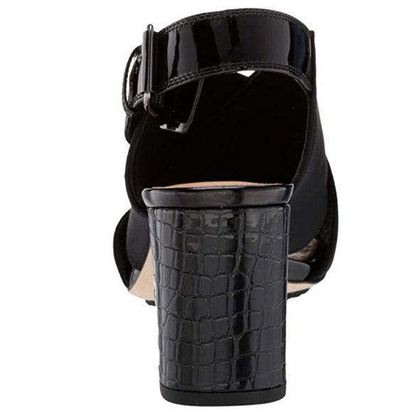 NWOB Donald Pliner Pyper Slingback Croco Printed Heel Dress Sandals - Size 6.5 - Picture 6 of 12